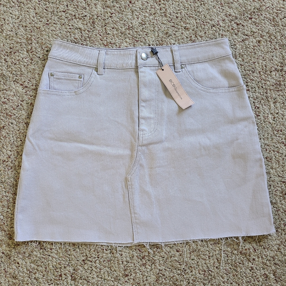 BCBGeneration Denim Mini Skirt Size M